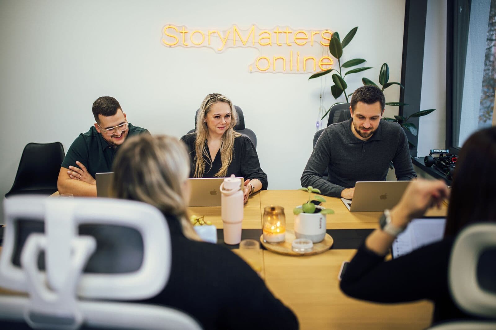 Tým StoryMatters při práci