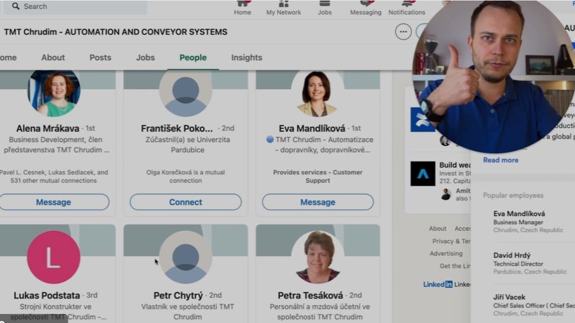 Nechceme si nechat LinkedIn know-how pro sebe.